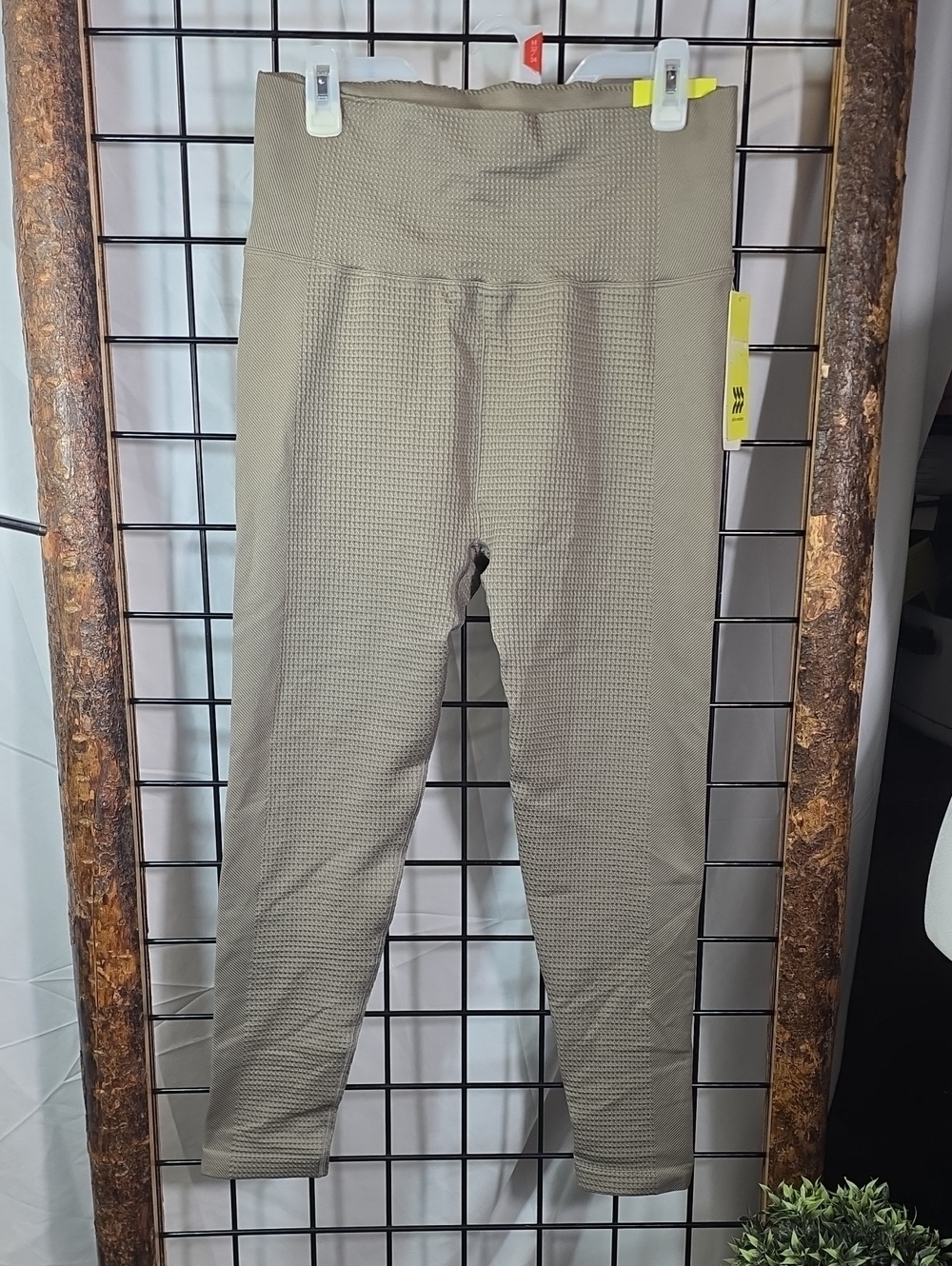 all in motion Taupe Textured High-Waist Kids Leggings